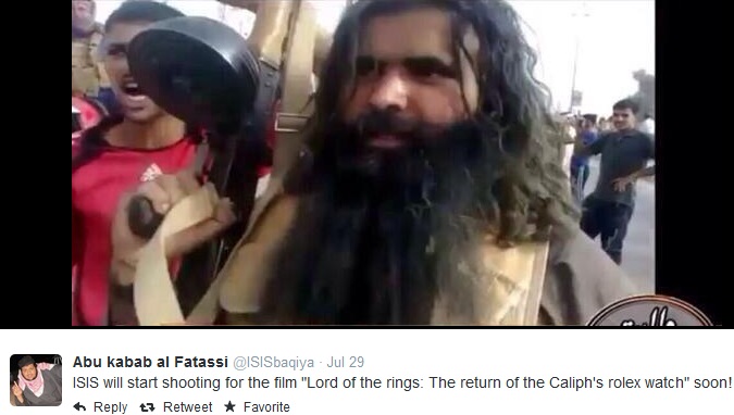 Abu Bakr al-Baghdadi Lord of the Rings